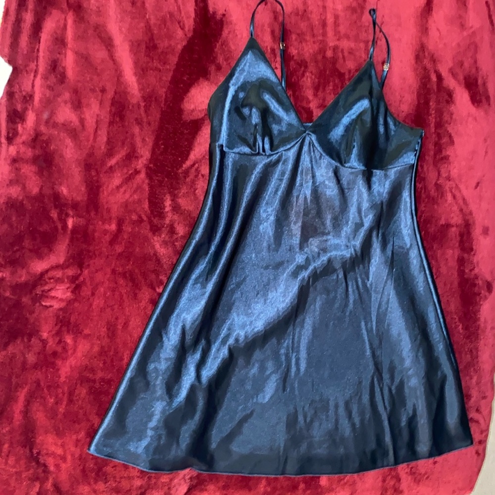 Satin Dark Green/Blue Night Gown